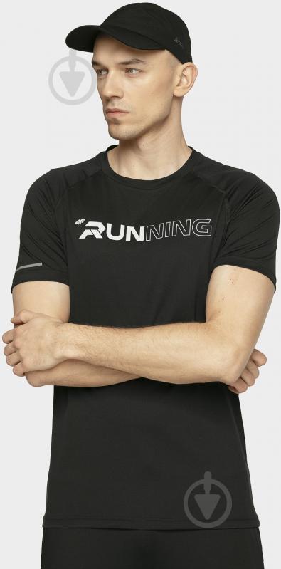 Футболка 4F D4L20-TSMF102 M черный - фото 1