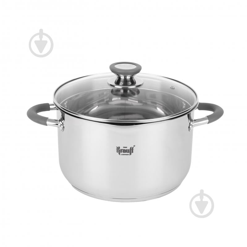 Кастрюля с крышкой Krauff Moxie 24 см 6,5 л 26-238-081 - фото 1 Кастрюля с крышкой Krauff Moxie 24 см 6,5 л 26-238-081 - фото 1