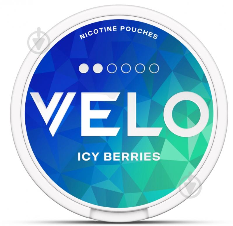 Тютюн жувальний Velo Нікотинові паучі Icy Berries 6 мг - фото 1
