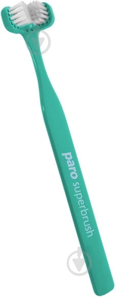 Зубна щітка Paro toothbrush SUPERBRUSH бірюзова 7.724/3 м'яка - фото 1