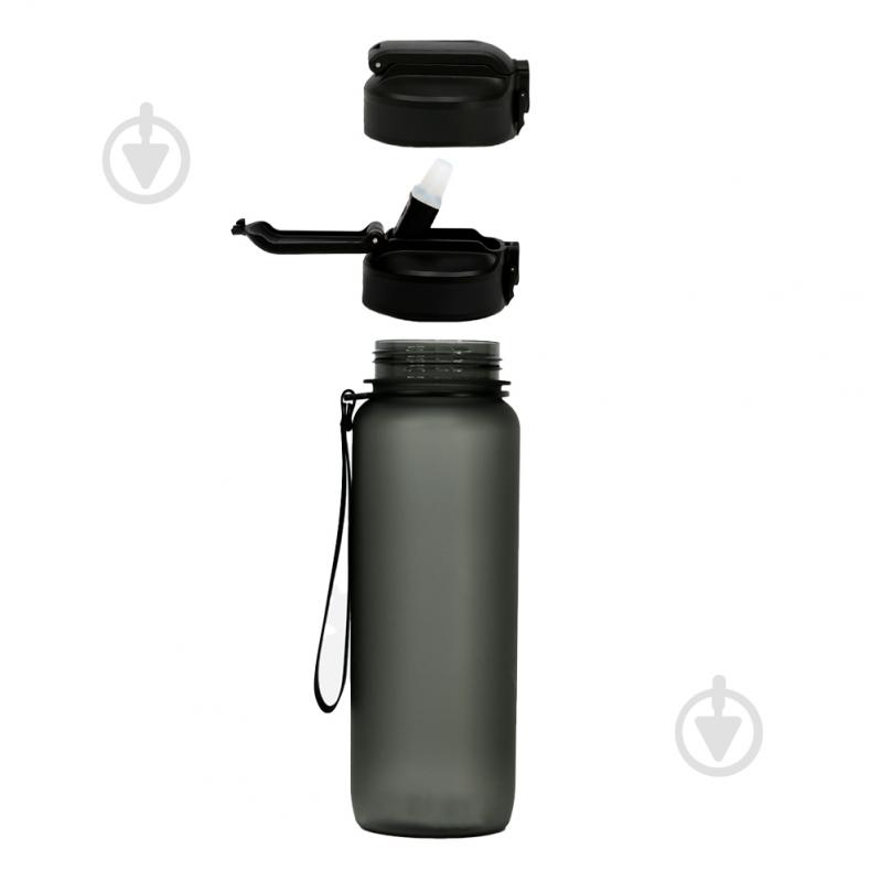 Бутылка для воды Line Art Grassa 800 мл серая - фото 5