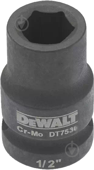 Головка ударная Impact 1/2 х 13 мм DeWalt 1 шт. DT7531 - фото 1