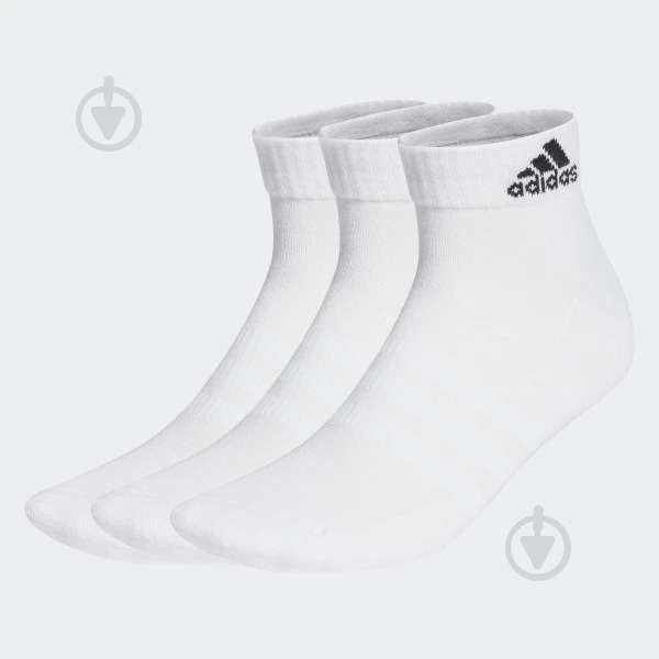 Шкарпетки Adidas C SPW ANK 3P HT3441 р.M білий - фото 1