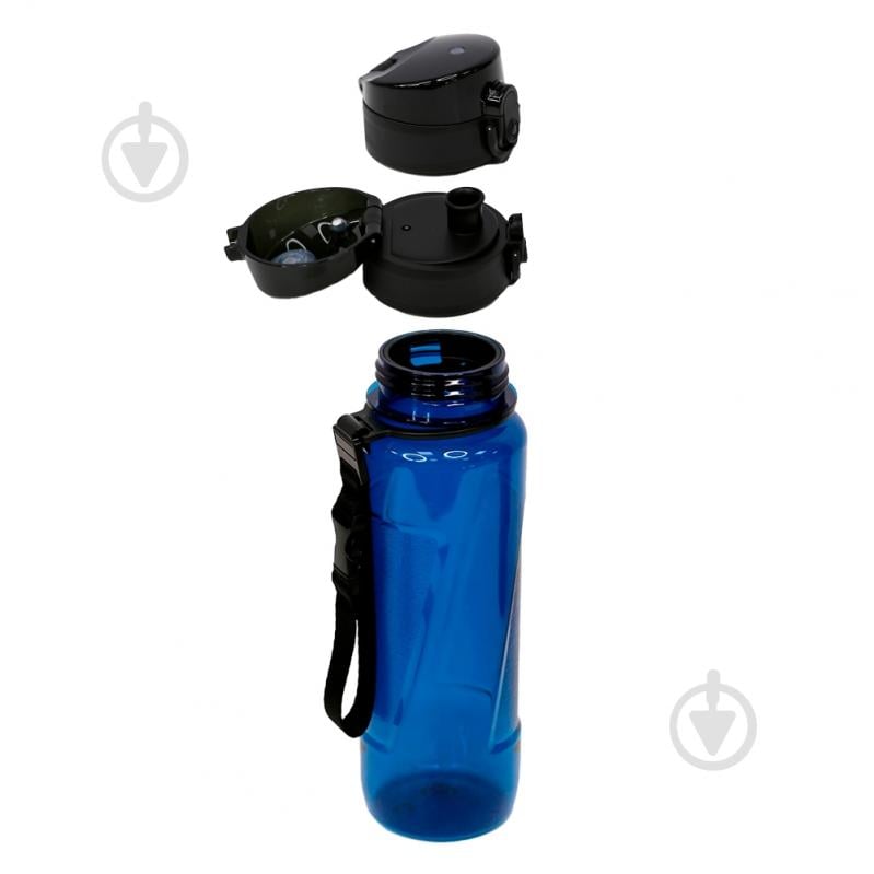 Бутылка для воды Line Art Lens 600 мл темно-синяя - фото 5