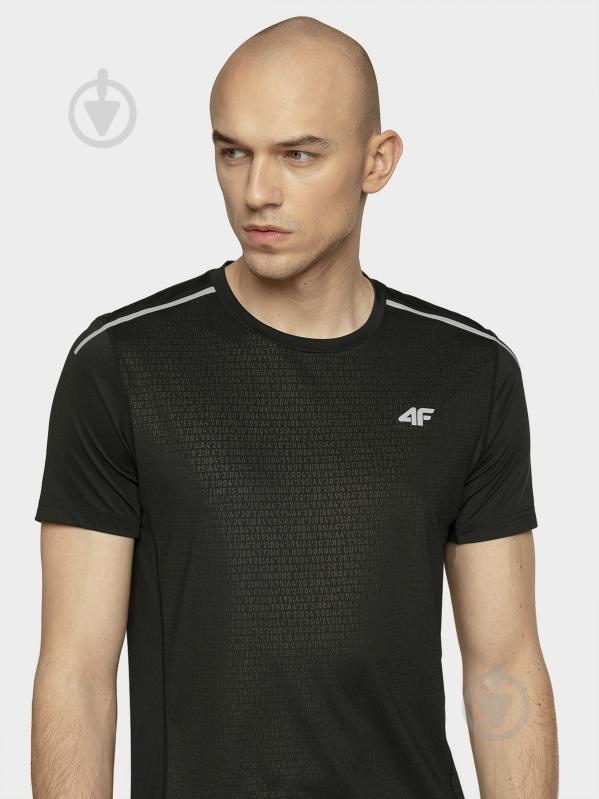 Футболка 4F D4L20-TSMF103 M черный - фото 2 Футболка 4F D4L20-TSMF103 M черный - фото 2