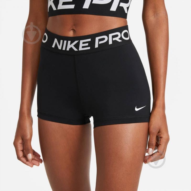 Шорты Nike W NP 365 SHORT 3IN CZ9857-010 р. XS черный - фото 2