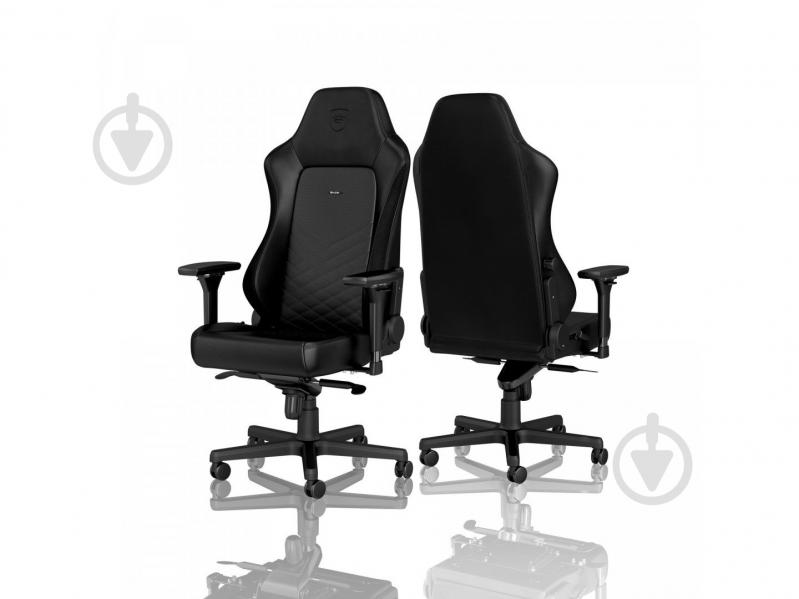 Кресло игровое Noblechairs HERO Gaming Black Edition черно-серый - фото 7