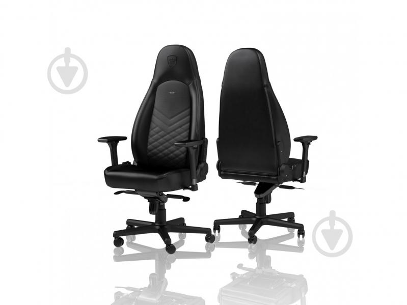 Кресло игровое Noblechairs ICON Gaming Black Edition черный - фото 2