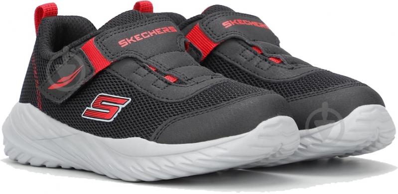 Кроссовки для мальчиков Skechers NITRO SPRINT 407313N BKRD р.24 черные - фото 3