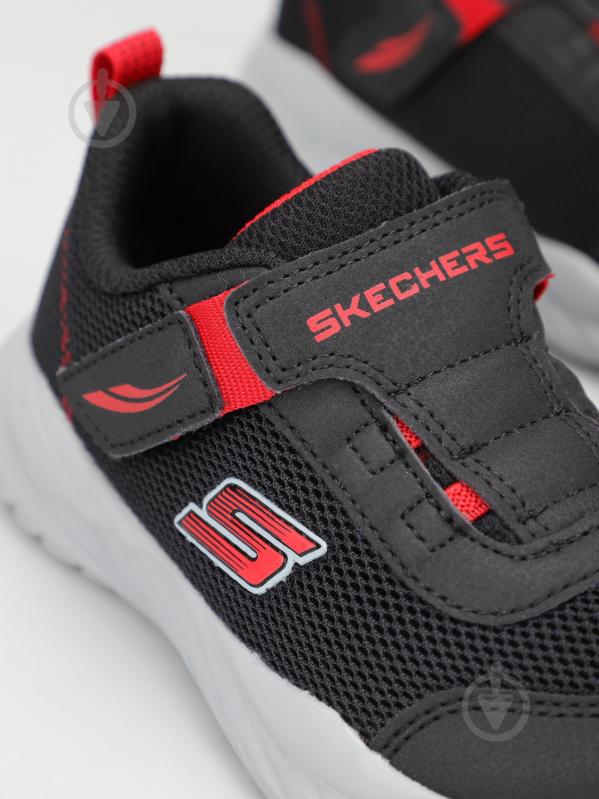 Кроссовки для мальчиков Skechers NITRO SPRINT 407313N BKRD р.24 черные - фото 4