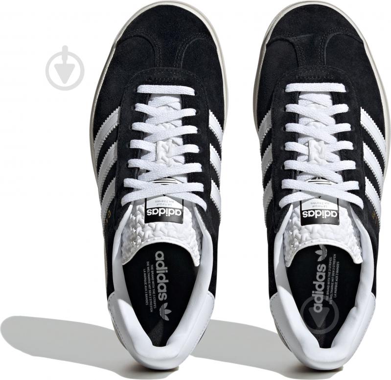 Кроссовки женские демисезонные Adidas GAZELLE BOLD W HQ6912 р.40 черные - фото 8