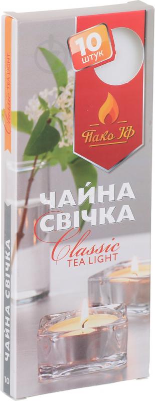 Набор чайных свечей без аромата А10 Pako-If - фото 1