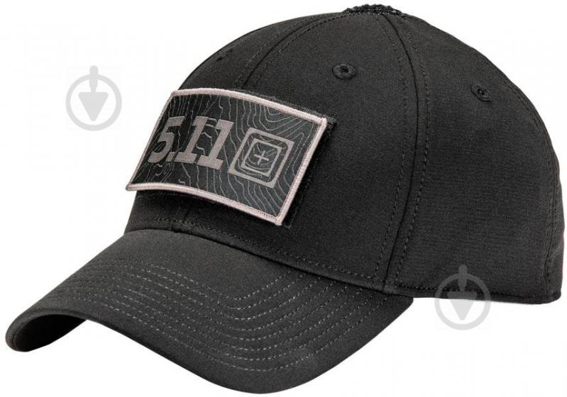 Кепка 5.11 Tactical HAWKEYE A FLEX CAP L/XL черный - фото 1