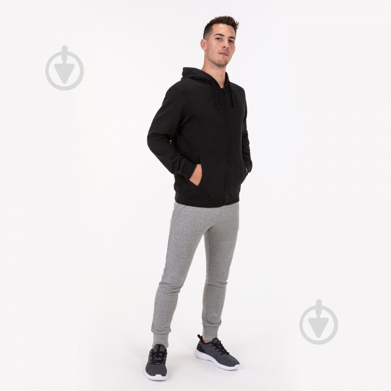 Джемпер Joma HOODED JACKET BLACK 101361.100 р. L черный - фото 4