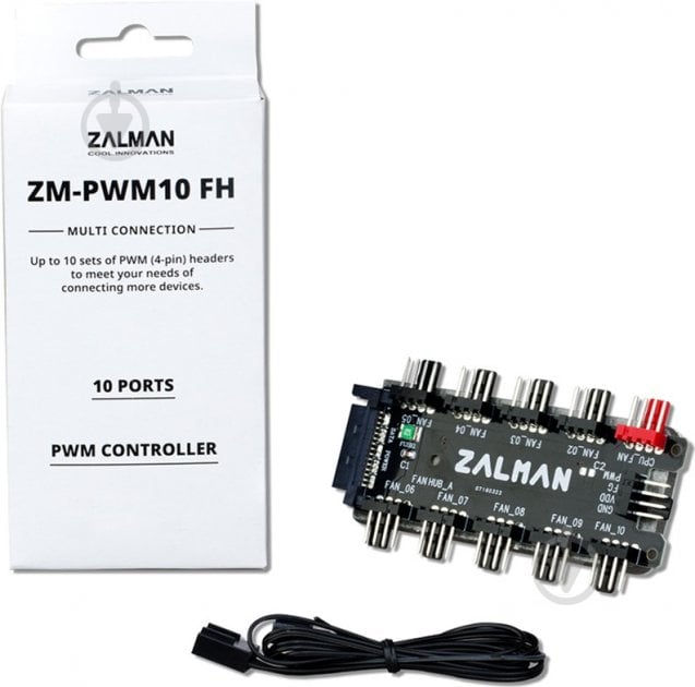 Контролер обертів кулерів Zalman PWM ZM-PWM10 FH - фото 2