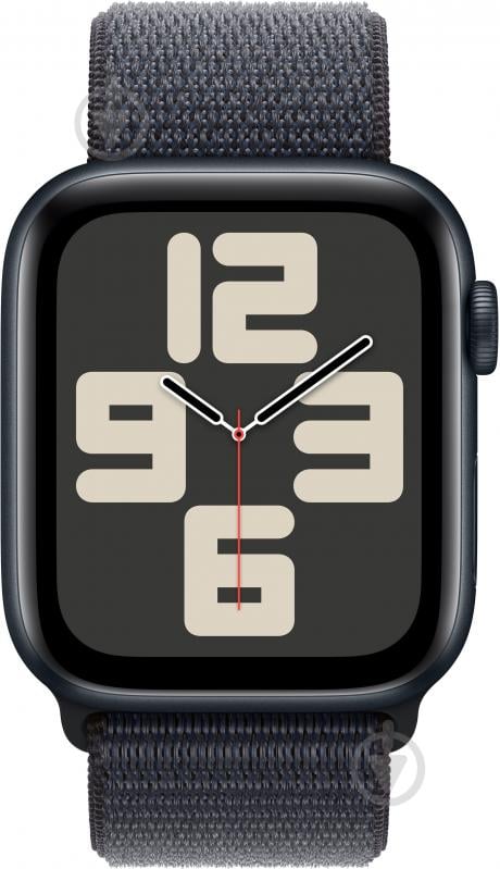 Смарт-годинник Apple Watch SE GPS 40mm midnight aluminium Case with Ink Sport Loop (MXEA3QH/A) - фото 2