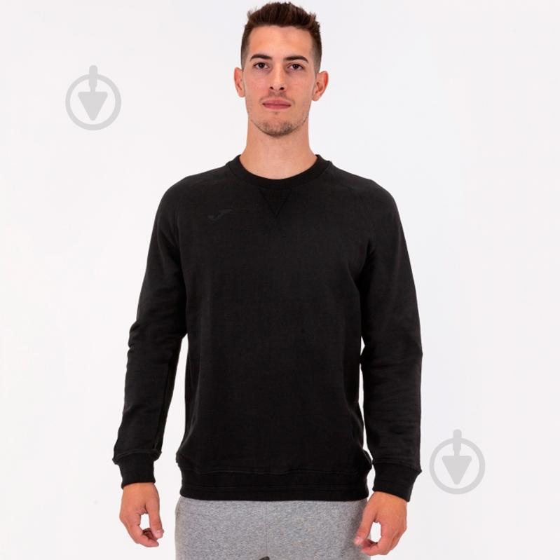 Світшот Joma SWEATSHIRT BLACK 101372.100 р. S чорний - фото 1 Світшот Joma SWEATSHIRT BLACK 101372.100 р. S чорний - фото 1
