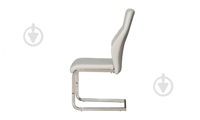 Стул Виола (X-1082) серый / хром - фото 3