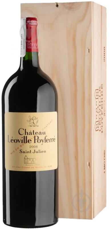 Вино Chateau Leoville-Poyferre 2008 1,5 л - фото 1