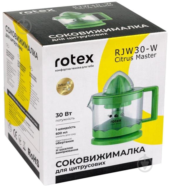 Соковыжималка Rotex RJW30-W - фото 6 Соковыжималка Rotex RJW30-W - фото 6