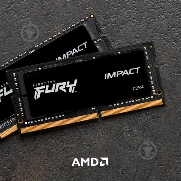 Оперативна пам'ять Kingston SODIMM DDR4 32 GB (2x16GB) 2666 MHz (KF426S15IB1K2/32) Fury Impact - фото 6