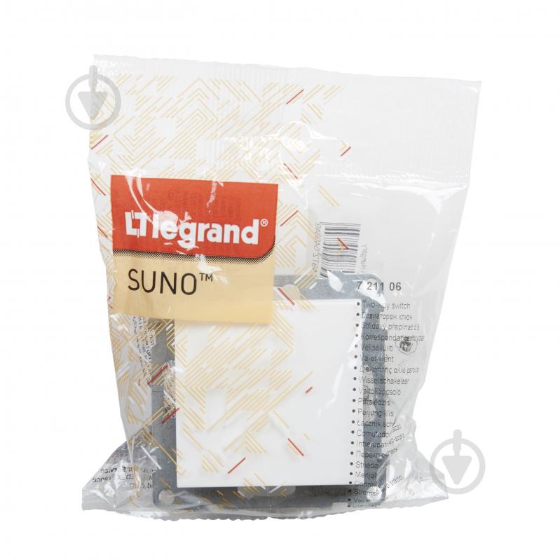 Переключатель проходной одноклавишный Legrand Suno без подсветки белый 721106 - фото 5 Переключатель проходной одноклавишный Legrand Suno без подсветки белый 721106 - фото 5