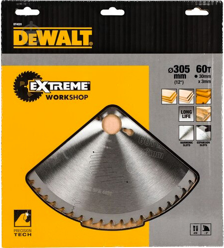 Пильный диск DeWalt Extreme Workshop 305x30x2,2 Z60 DT4331 - фото 3