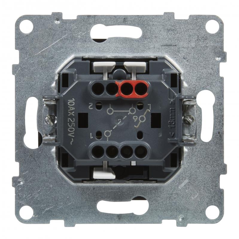 Переключатель проходной одноклавишный Legrand Suno без подсветки черный 721406 - фото 4