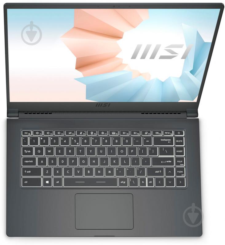 Ноутбук MSI Modern M15A11MU-482XUA 15,6 (M15A11MU-482XUA) carbon grey - фото 4