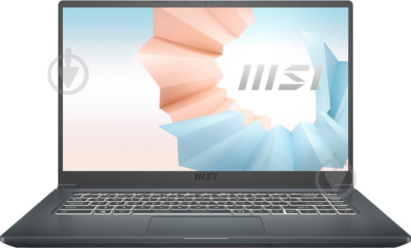 Ноутбук MSI Modern M15A11MU-482XUA 15,6 (M15A11MU-482XUA) carbon grey - фото 1