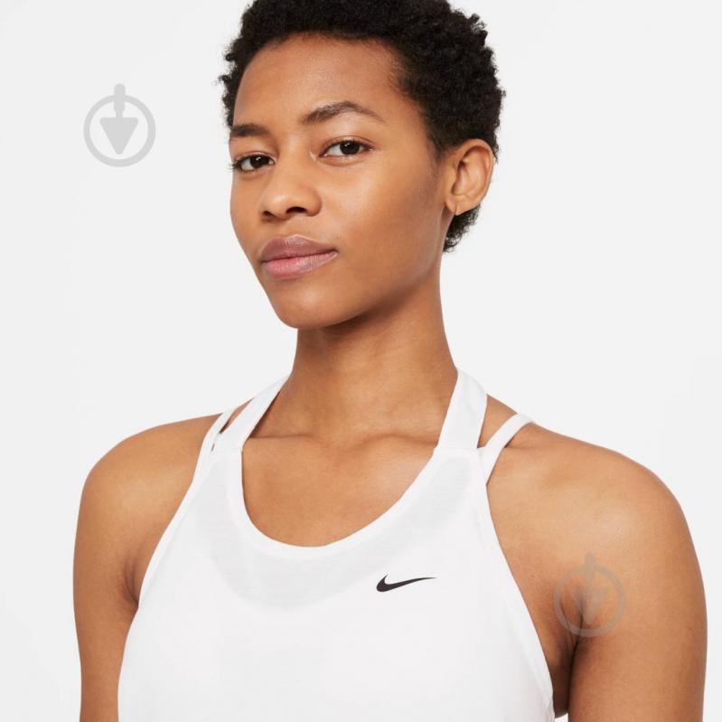Майка Nike W NK DRY ESS ELASTIKA TANK DA0370-100 р.S белый - фото 4