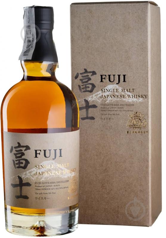 Виски Fuji Single Malt Japanese Whiskey 0,7 л - фото 1 Виски Fuji Single Malt Japanese Whiskey 0,7 л - фото 1