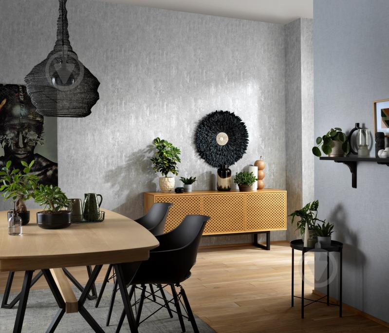 Шпалери вінілові гарячого тиснення Erismann Casual Chic 12144-31 1,06x10,05 м - фото 5