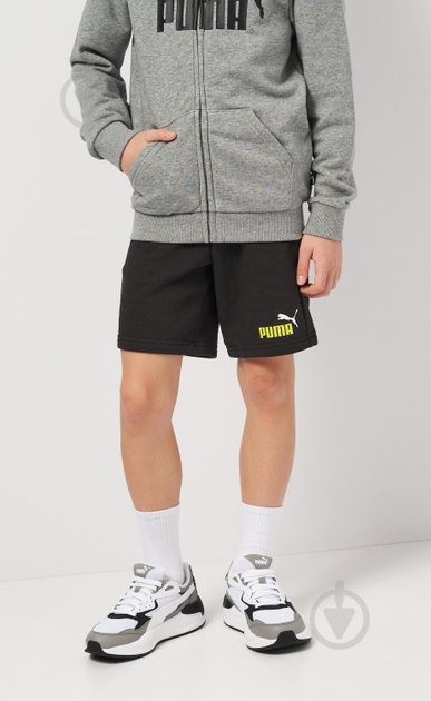 Шорты Puma Ess+ 2 Col Shorts 58698959 р. 128 черный - фото 2