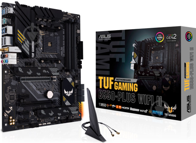 Материнская плата Asus TUF GAM B550-PLUSWIFI II (Socket AM4, AMD B550, ATX) - фото 6