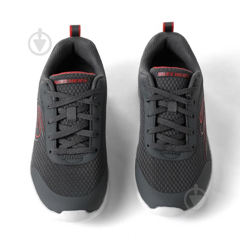 Кросівки для хлопчиків демісезонні Skechers Dynamatic 405113L CCRD р.38 сірі - фото 4 Кросівки для хлопчиків демісезонні Skechers Dynamatic 405113L CCRD р.38 сірі - фото 4