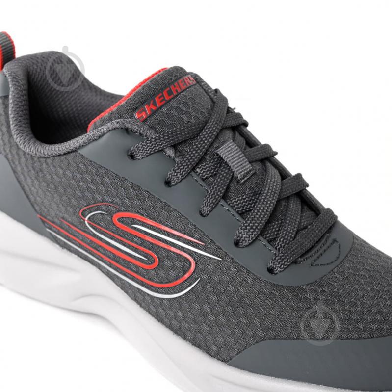 Кросівки для хлопчиків демісезонні Skechers Dynamatic 405113L CCRD р.38 сірі - фото 5 Кросівки для хлопчиків демісезонні Skechers Dynamatic 405113L CCRD р.38 сірі - фото 5