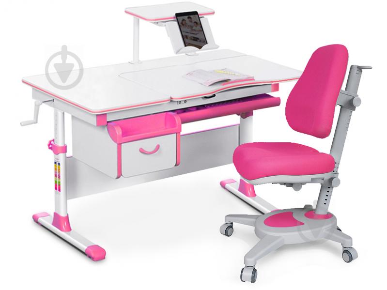 Комплект меблів дитячий Evo-kids Evo-40 PN Pink + крісло Y-110 KP - фото 1