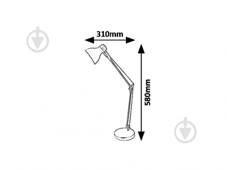 Настольная лампа Rabalux 6409 Картер 1x11 Вт E14 6409 - фото 3