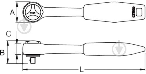 Тріскачка Maxi-Drive Stanley 3/8, l=220 мм. 1 шт. 4-86-396 - фото 9