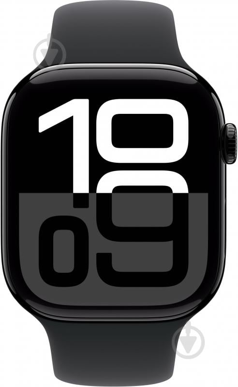 Смарт-годинник Apple Watch Series 10 GPS 46mm jet black Aluminium Case with Black Sport Band M/L (MWWQ3QH/A) - фото 2