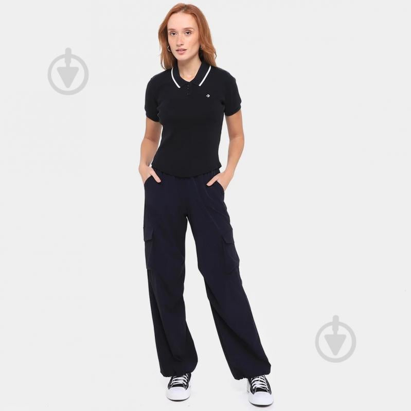 Футболка Converse SLIM BUTTON UP POLO CVW5K770-BLK р.XS чорний - фото 4 Футболка Converse SLIM BUTTON UP POLO CVW5K770-BLK р.XS чорний - фото 4