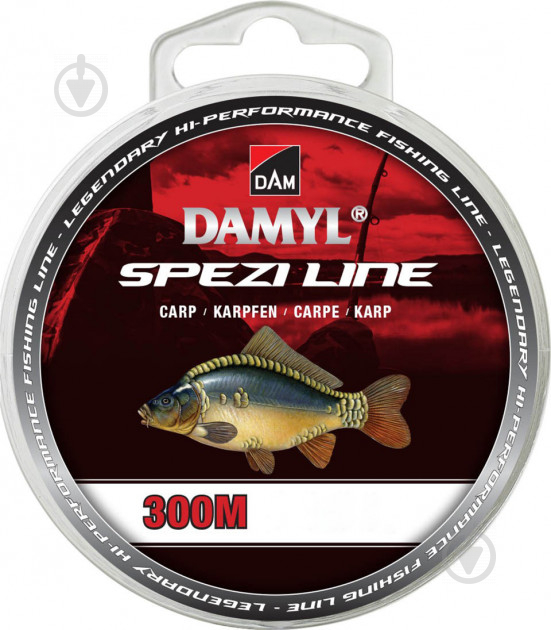 Леска DAM Damyl Spezi Line Carp 300м 0,35мм 9,7кг - фото 1