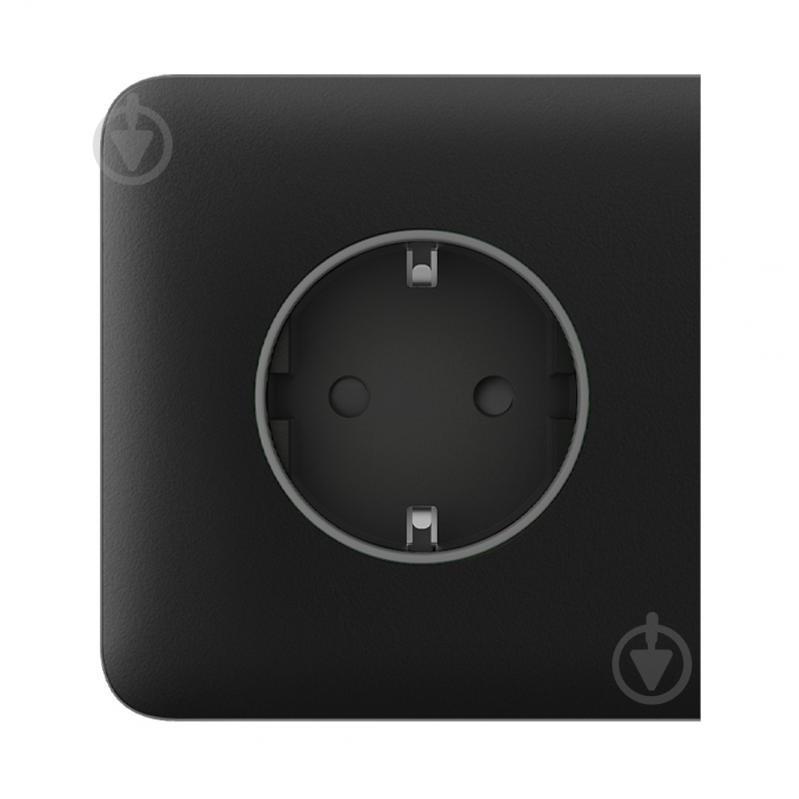 Панель фронтальная боковая Ajax SideCover (basic) [type F] для встроенной розетки черный - фото 1