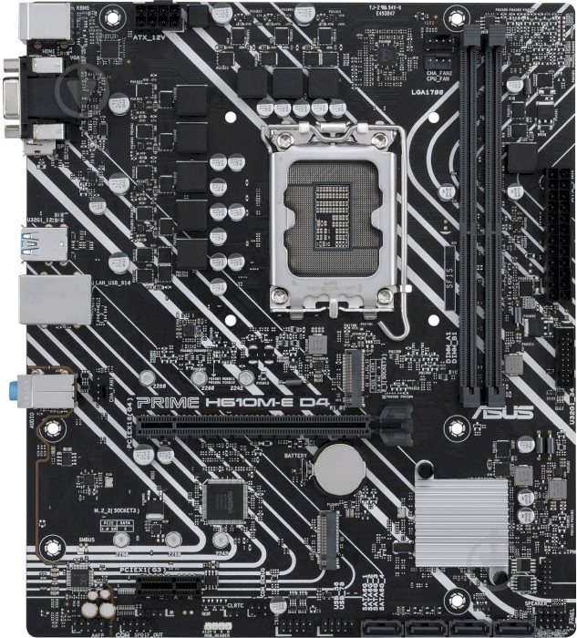 Материнская плата Asus PRIME H610M-E D4 (Socket 1700, Intel H610, micro ATX) - фото 1 Материнская плата Asus PRIME H610M-E D4 (Socket 1700, Intel H610, micro ATX) - фото 1