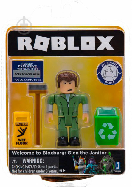 Фігурка колекційна Roblox Сore Figures Welcome to Bloxburg Glen the Janitor W3 ROG0106 - фото 1