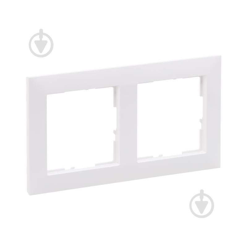 Рамка двухместная Legrand Suno универсальная белый 721502 - фото 1