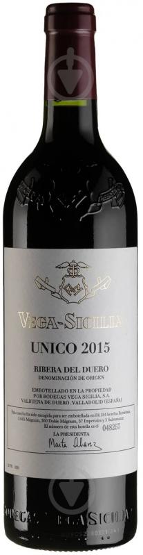 Вино Vega Sicilia Unico 2015 0,75 л - фото 1 Вино Vega Sicilia Unico 2015 0,75 л - фото 1