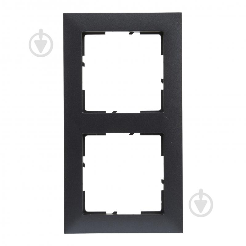 Рамка двухместная Legrand Suno универсальная графит 721552 - фото 2