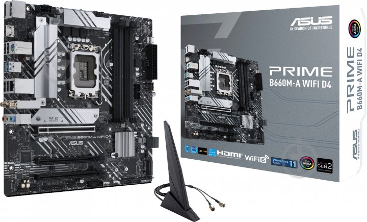 Материнская плата Asus PRIME B660M-A WIFI D4 (Socket 1700, Intel B660, micro ATX) - фото 5